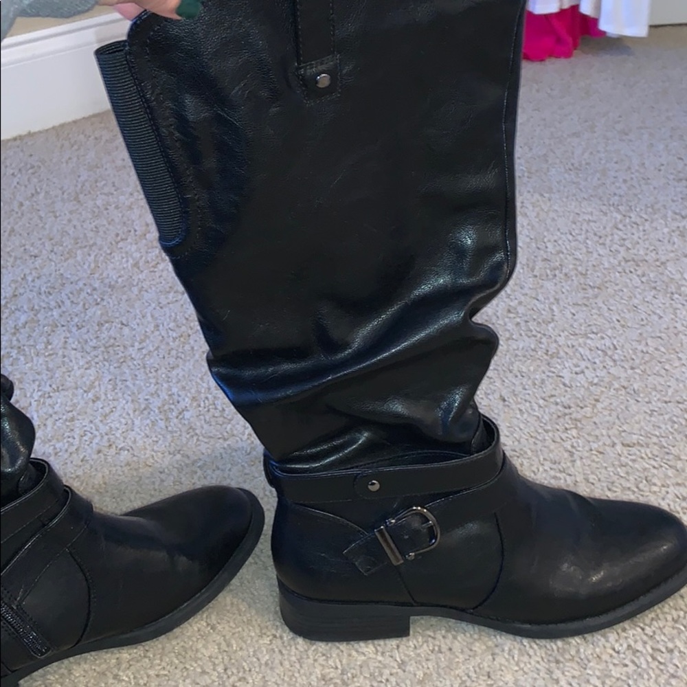 Black boots